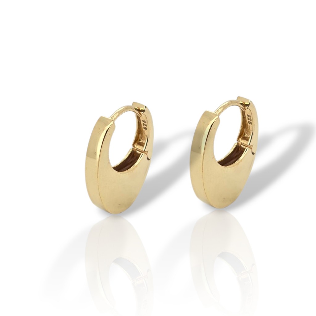 Gold plated silver 925º earrings (code GEM001002)
